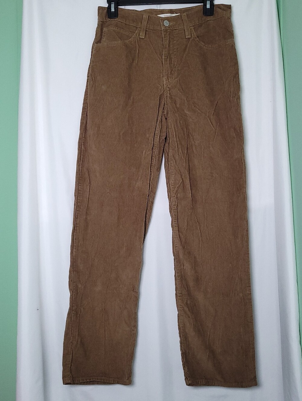 LEVI'S '94 Baggy Women's Brown Corduroy Straight Leg Pants Size 27